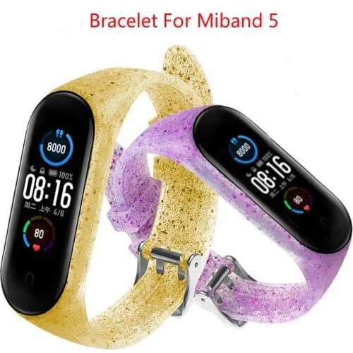 For Xiaomi Mi Band 5 NFC Strap Replacement Wrist Straps Bracelets Silicone Watch Band for Xiaomi MI Band 5 Wristband Strap