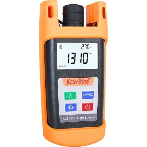 Optical fiber stabilized light source high-precision single-mode hand-held optical fiber laser light source optical power meter