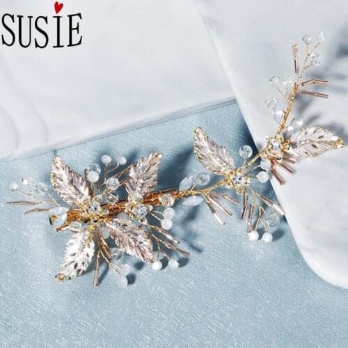 LOVE SUSIE Bridal Hairpin Side Hair Clip Fashion Head Jewelry Luxury Hairwear Super Flash Rhinestone Flower Weddin Accessories