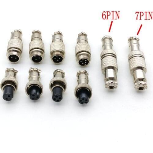 1pair Gx12 2pin 3pin 4pin 5pin 6 pin 7pin Docking Connect Aviation Interface Plug Socket