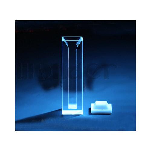 1750ul Path Length Micro JGS1 Quartz Cuvette Cell With PTFE Lid