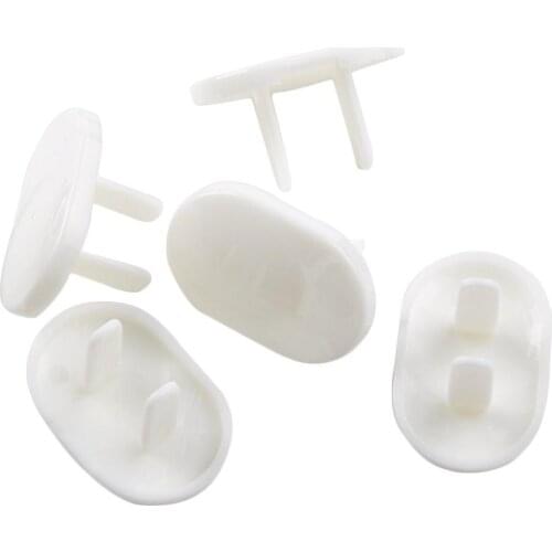 10Pcs Plug Socket Electric Outlet US 2 Plug Cover Baby Safety Protector Tool