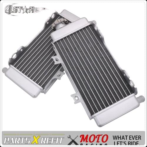 Motorbike Aluminum Engine Radiator Cooling For HONDA CRF250R CRF250X 2004 2005 2006 2007 2008 2009 Dirt Bike Motorcycle