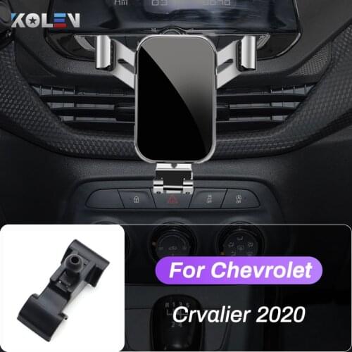 Car Mobile Phone Holder For Chevrolet Chevy Crvalier 2020 GPS Gravity Stand Air Vent Special Navigation Bracket Auto Accessories