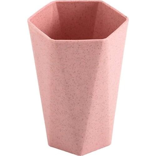 Wheat Straw Rhombus Cup Brushing Cup Mouth Cup Household Couple Toothbrush Cup Maixiang Washing Cup