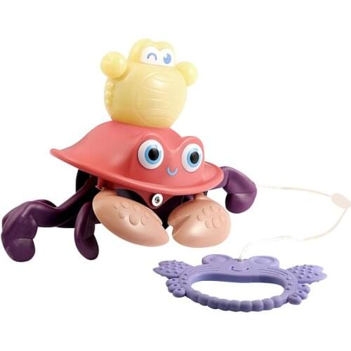 Baby Electric Pull Toy With Light Music Octopus Crab Baby Baby Pull Walking Toy Creative Cute Cartoon Crab Music Toys