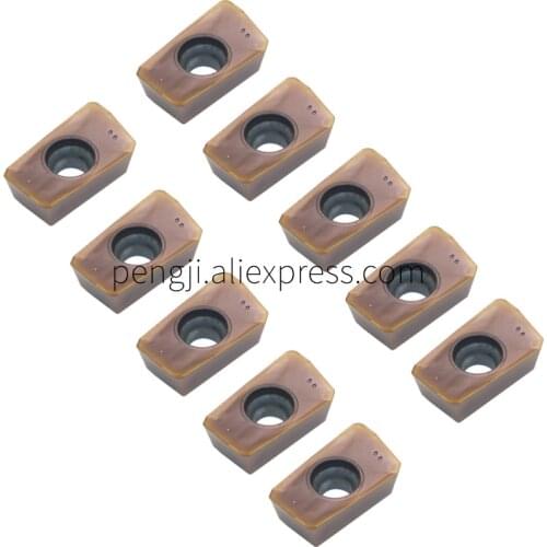 10PCS APMT1135PDER-TT Carbide Milling Insert Used for Indexable Face Mill and End Mill, It can process steel with HRC50 degree