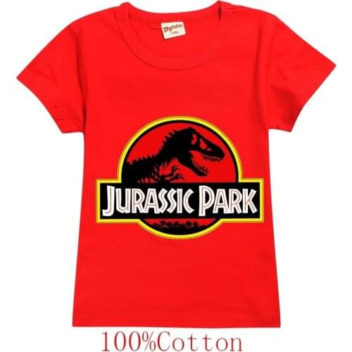 Jurassic Park 3D Printed T Shirt Funny off white tshirt Casual Child Clothing T shirt Jurassic World Black Short Sleeve cosplay