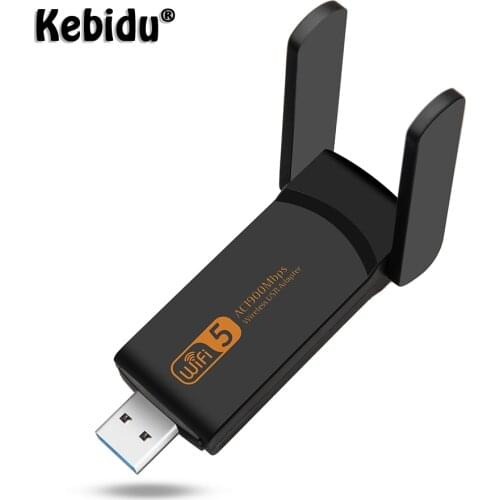 Kebidu 1900Mbps Dual Band USB Wifi Adapter 802.11AC WiFI 5ghz Adapter USB Ethernet PC Network Card Lan Wifi Dongle Receiver