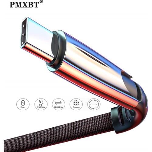 Micro USB Data Cable Type C 3A Quick Charge The Charger Cord For Samsung Huawei Xiaomi 3M Mobile Phone Fast Charging USB C Cable