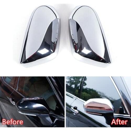 YAQUICKA Car Exterior Front Side Rearview Mirror Cover Trim Styling Mouldings For Toyota Camry 2018 Car-covers ABS 2 color New
