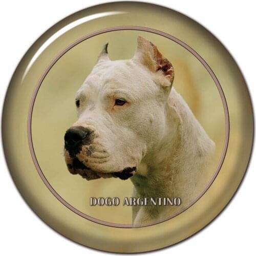 B0843# 13CM/17CM Self-Adhesive Decal Dogo Argentino Dog V1 Car Sticker Decors on Bumper Rear Window Laptop
