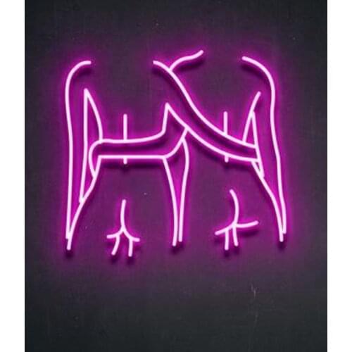 Neon Sign For Gemini Couple Glass Tubes Commercial DISPLAY Lamp Attract resterant light advertise custom DESIGN Handmade light