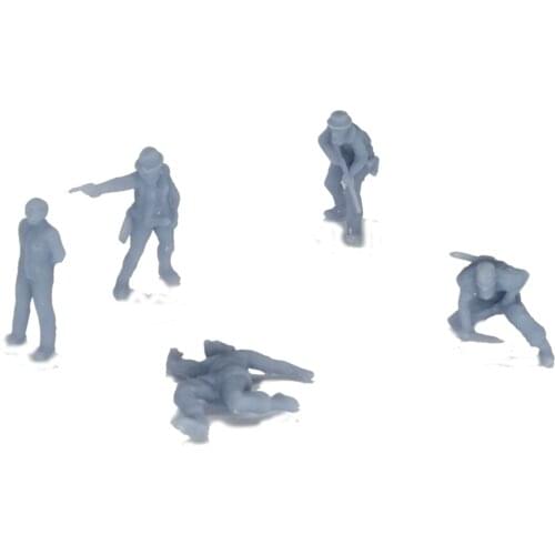 Outland Models Western Cowboy Outlaw Gang Figurine Set HO Scale