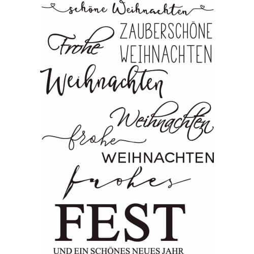 German FEST Transparent Clear Silicone Stamp/Seal for DIY scrapbooking/photo album Decorative clear stamp A526