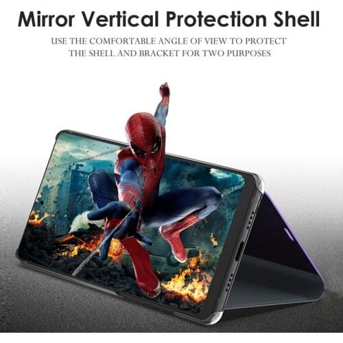 Clear View Smart Mirror Case For Samsung Galaxy S10 Plus Flip Stand Case For Samsung S10 Lite S10E Cover