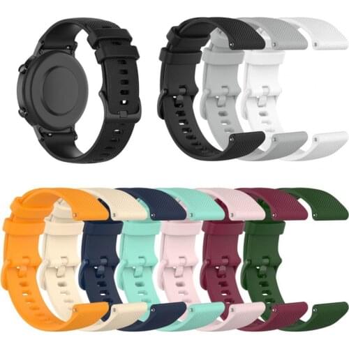 20mm Replacement Silicone Watchband Wrist Strap for Honor Magic Watch 2 42mm Wearable Devices Smart Accessories