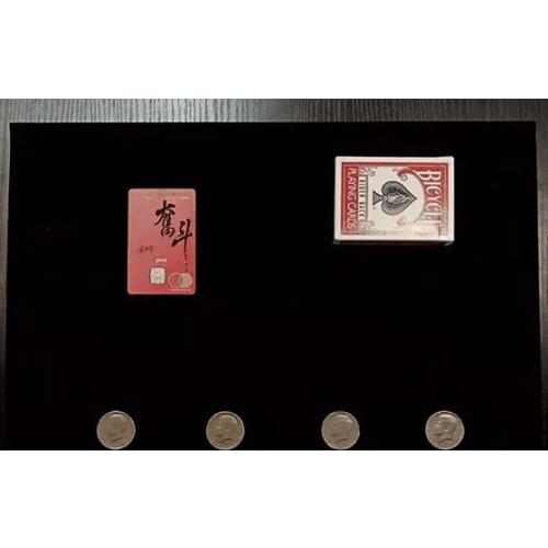 Secret Mat Magic Tricks Appearing Close Up Poker Deck Card Pad Close Up Illusions Mentalism Magic Prop Professional Magician