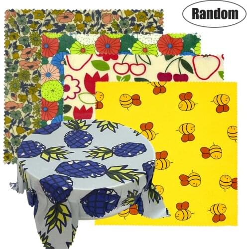 Beeswax Food Wrapping Paper Food-grade Reusable Keep Fresh Natural Bee Wax Food Wraps Organic Cotton Cloth Food Packaging Paper