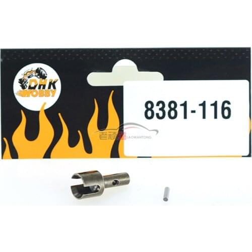 RC Car Parts 8381-116 DHK Hobby 2*8mm Metal Output Shaft Axle 8384 8382 8135 Remote Control Cars Short-course Truck Accessories