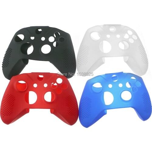 20pcs/lot Soft Silicone Rubber Skin Gamepad Protective Case Cover for Microsoft Xbox One S Controller