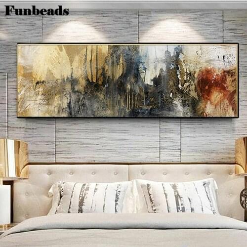 Abstract Art Diamond Painting Cross Stitch Modern Scandinavian Wall Art Picture Bedroom Cuadros decor Diamond Embroidery FF4313