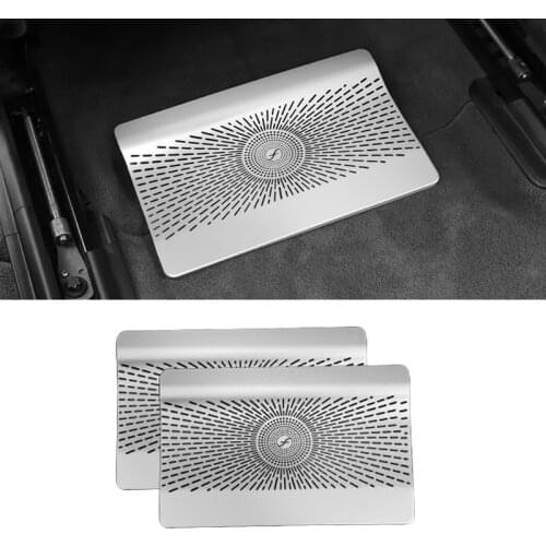 Car Accessories Interior for Mercedes-Benz GLE GLS Class 350 W167 X167 2020 Year ABS Chrome Car Seat Under Air Outlet Frame Trim