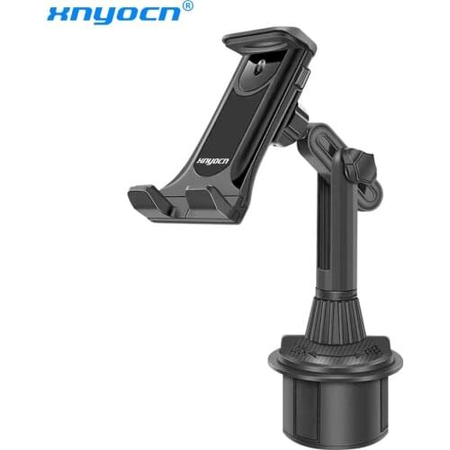 Universal 360 Car Cup Holder Tablet Auto Mobile Mount Cradle for Apple iPad Pro 12.9 Air 2019 Mini 4 5 Samsung Tab S7 Plus 12.4