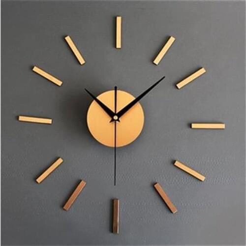 Large Wall Clock Living Room Modern Design Creative Watch Mute Wall Stickers Fashion Simple and Luxurious Hanging Clock Decors