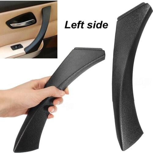 Black Left Inner Door Panel Handle Outer Cover Trim For BMW 3-Series E90 E91