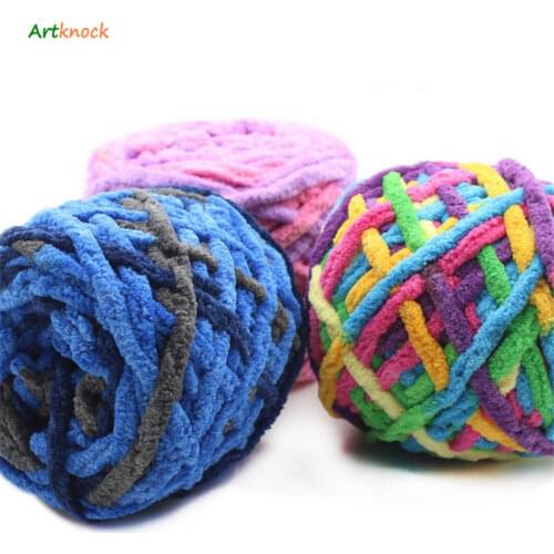 1pc Kids Woolen Yarn Soft Warm Wool Yarn for Knitting Shoes Scarf Sweater Mix Color Thick Yarn