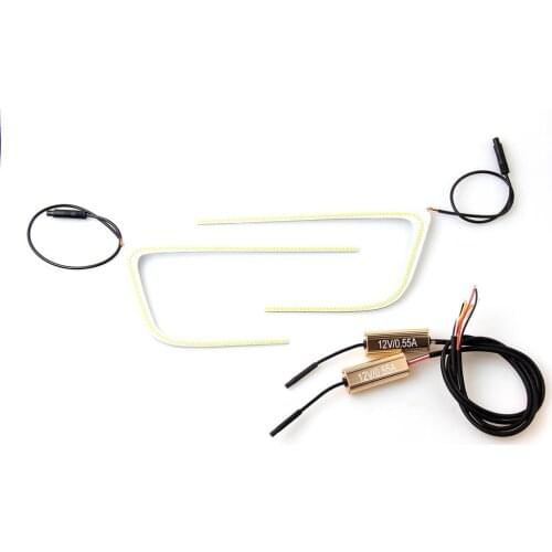 For 2015-2018 Subaru WRX STI Headlight DRL Switchback Dual-Color LED Circuit Board C-Rings C-Light Turn Signal Lamp Retrofit