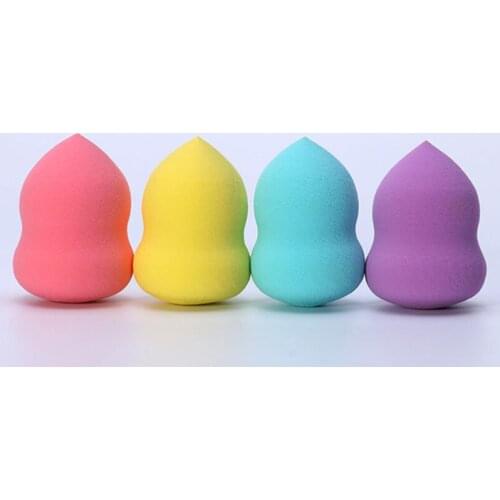 Hydrophilic non-latex Makeup puff Wet and Dry Sponge Makeup Puff Foundation Powder Blush Beauty Cosmetics 8Colors