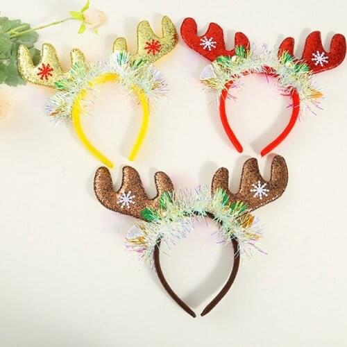 Christmas Antlers Headdress, Headband, Headband Ornaments, Children Hair Accessories, Deer Headdress, Christmas Party