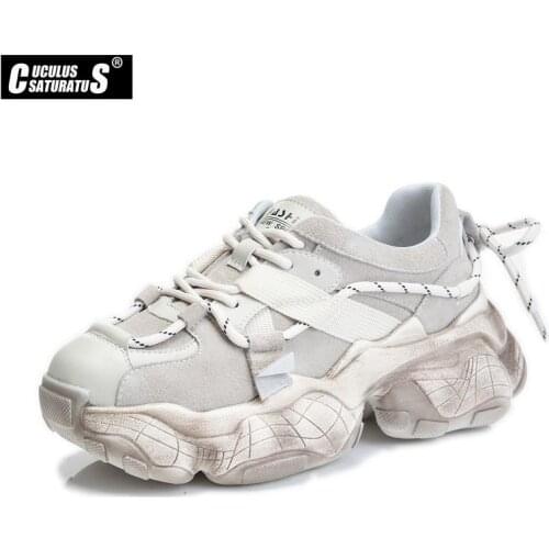 Hot Sneakers Women Cross-tied Mixed Color Lace-up Party Shoes Mixed Colors Casual shoes women Sneakers female new Fashion