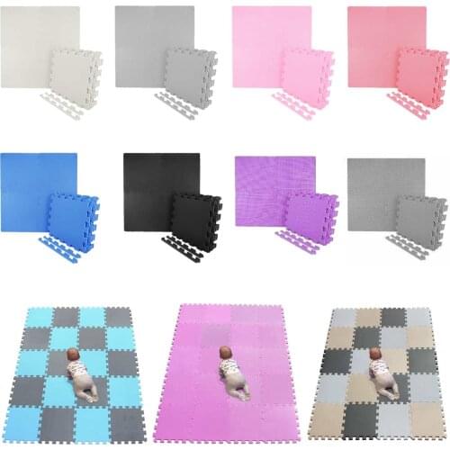 2021 NEW Baby Foam Crawling Mat Children EVA Educational Toys Kids Soft Floor Game Mat Chain Fitness Brick Gym Game Carpet 1cm