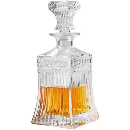 Creative strip decanter set European whisky crystal glass wine bottle decanter whiskey wine glass set