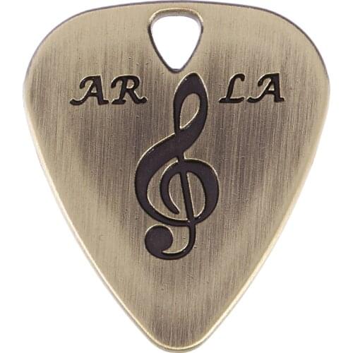 Metal Guitar Pick Plectrum for Bass Acoustic Electric Guitar Part Accessory As Musicians Gift Zinc Alloy Durable