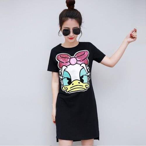 MLUOLANC Short Sleeve Dresses