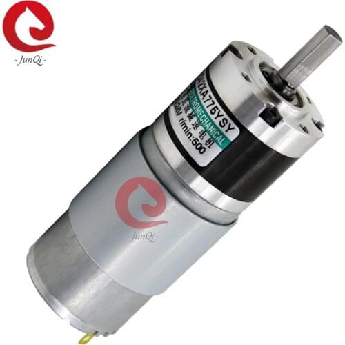 35W 775 Dia42mm Planetary Gear Motor 12V/24V Reducer Motor, Slow Speed High Torque Forward and Reverse Speed Regulating Motor