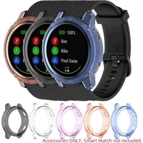TPU Soft Glass Screen Protector Case Shell Frame For Garmin Vivoactive 4/4S Venu 2/2S 40mm 45mm Bumper Vivoactive4 Venu2 Cover