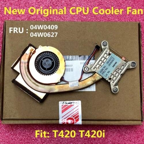 New Original CPU Cooling Fan Heatsink Radiator Cooler For Lenovo Thinkpad T420 T420i Laptop FRU：04W0409 04W0627