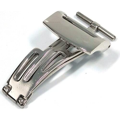 Solid Seamless Folding Clasp Stainless Steel Butterfly Buckle For Audemars Piguet AP 18mm 4 Colors Fashion Wristband Accessories