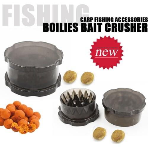 Plastic Break Lures Box Practical Carp Fishing Baits Crusher Grinder Box Fodder Tool Carp Bait Making Fishing Tackle