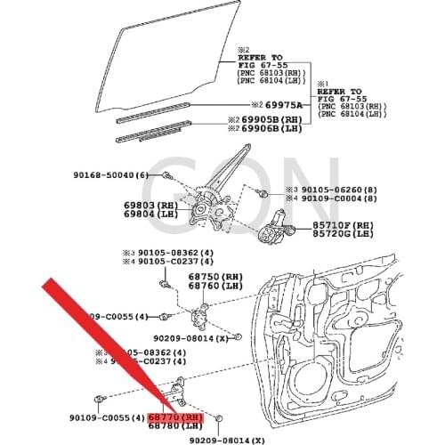 Right rear door lower hinge assembly 2007-Toy ota LAN DCR UIS ER right rear door lower hinge door lower door hinge