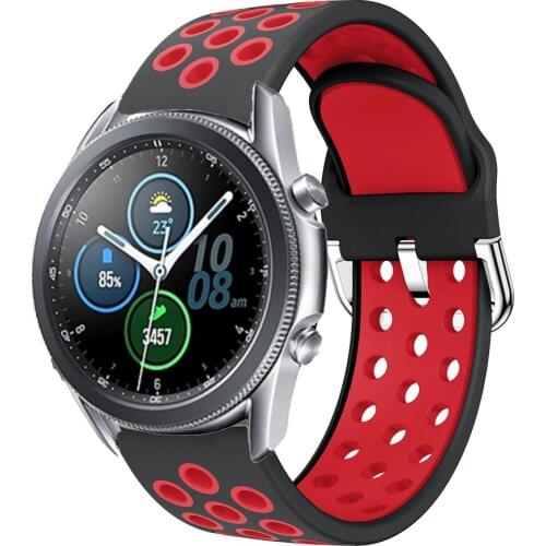 For Samsung Galaxy Watch 3 41mm 45mm Watchband Silicone Sport Replacement Strap Bracelet 20mm 22mm Watchband For Galaxy Active 2