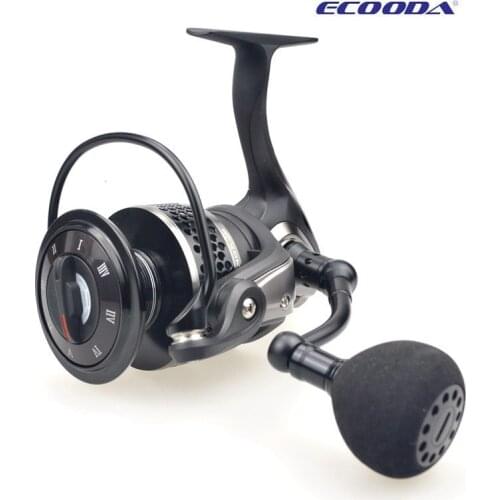 ECOODA Black Hawk II 1500-5000 Metal Spool Spinning Fishing Reels Saltwater/Freshwater Boat Rock Bass Lure Jigging Fishing