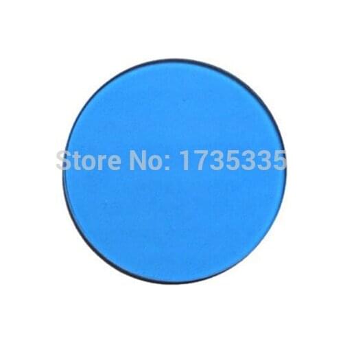 LXFT-B32 32mm Blue optical glass filter for Microscope, The blue filter brings the light back to a more natural white light