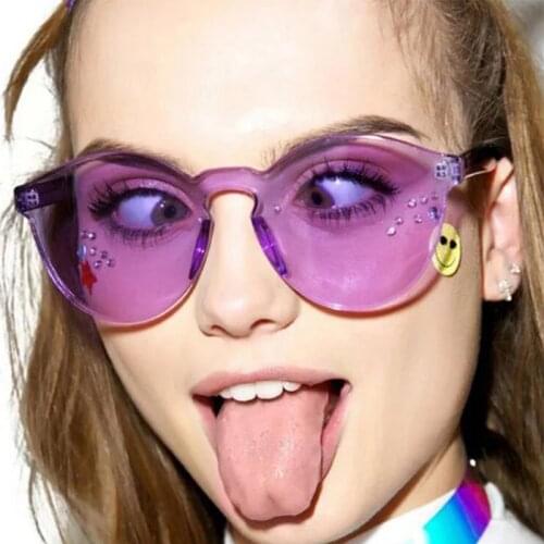 Cat Brand Women Sunglasses Retro Style Transparent Frame Candy Color Women Sun Glasses Shades for Lady Vintage Fashion 2019