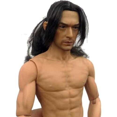 1/6 Scale Takeshi Kaneshiro Head Sculpt Aniki Akechi Samanosuke Onimusha Ancient Generals Head Carving Toy